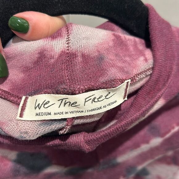 NWT Free People Night Fall Combo Thin Turtleneck Sweater, Size Medium - Picture 10 of 10